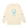 45-FA253167 SAMII RYAN WOMEN'S DORAEMON GADGETS CREWNECK - SIZE M - YELLOW New