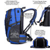 MakaMani Travel Hiking Backpack 35L+5 Outdoor Sport Camping Daypack - Blue New