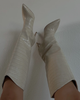 MARYANA BOOT BY SCHUTZ - SIZE: WOMEN 6 - EGGSHELL