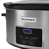 MAGNIFIQUE 8-QUART PROGRAMMABLE SLOW COOKER WITH NON-STICK POT - STAINLESS STEEL