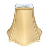 Royal Designs, Inc. Flare Bottom Square Bell Lamp Shade 4 x 10 x 8.5 Gold BS-702 New