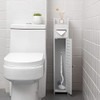 AOJEZOR Small Bathroom Storage Cabinet: No Drill Ultra-Narrow for Renters New