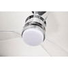 Home Accessories Murdo Sleek Modern 3-Blade LED Lighted Ceiling Fan - Chrome New