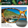Maui Jim Men's & Women's Laulima Polarized Rectangle Sunglasses MJ626-02