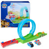 Paw Patrol Pup Squad Rescue Loop Track Playset 2 Toy Cars Blue
