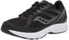 SAUCONY COHESION 14 MEN TRAIL RUN SHOE BLACK/WHITE SIZE 9.5 WIDE