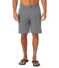 MWS0007430 HURLEY MEN'S PHANTOM FLOW 20" WALKSHORTS SIZE: MEN 36 BLACK HEATHER New