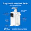 BRIO SIMPL W2 COUNTERTOP WATER DISPENSER W/REFILLABLE 2.5L WATER TANK - WHITE