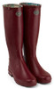 LE CHAMEAU 1927 Women's Iris Jersey Lined Boot Rouge US 7.5 - Red New
