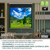 Elite Screens Manual Series 94" 16:10 Pull Down Projector Screen M94UWX - Black New