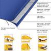 Tarps Waterproof Bolts Plus Ground Tent Trailer Cover Blue 12' x 14' New