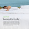 Cariloha Resort 4-Piece Sateen Sheet Set | White | Cal King | Cooling New