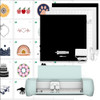 Cricut Explore 3, Digital Content Library Bundle, Cuts 100+ Materials - Blue New