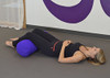 YogaAccessories Supportive Round Cotton Yoga Bolster 002170ZAA - Purple New