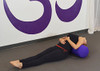 YogaAccessories Supportive Round Cotton Yoga Bolster 002170ZAA - Purple New