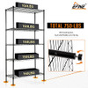 EFINE 5-Shelf Shelving Unit with Shelf Liners Set of 5 Adjustable B08RWNK1XH New
