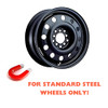 OxGord 16" Silver Bolt-On Hubcaps 10 Spoke 2007-2012 Nissan Sentra Wheel Covers New