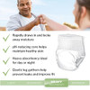 McKesson Ultra Adult Incontinence Underwear Heavy Absorbency 58 in 72 ct New
