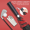 ZOMAKE Large Oversized Windproof Duty Umbrellas - 68" XL Sports (Black/Red) New
