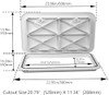 YaeMarine 24" X 14" Marine Boat Deck Access Hatch Lid White B07L861NTM - New New