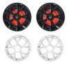Rockville RKL65MBW 6.5" 2-Way Coaxial Marine Boat LED Speakers Pair - White New