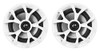Rockville RKL65MBW 6.5" 2-Way Coaxial Marine Boat LED Speakers Pair - White New