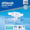 Attends Bariatric Incontinence Disposable Briefs, XX-Large, 63"-70", 2XL 48ct New