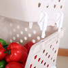 4Pack Market Baskets YIFAN Storage Basket Stacking Baskets - Khaki New