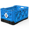 Bigant Heavy Duty Collapsible & Stackable Plastic Milk Crate Snap Lock Foldable New