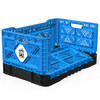 Bigant Heavy Duty Collapsible & Stackable Plastic Milk Crate Snap Lock Foldable New