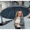 G4Free 54 Inch Large Umbrella Auto Open Golf Umbrella Rain B0BXCTCNP3 - Black New