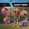 Zipline Kit 120ft Zip Line With Brake, Safety Harness Seat B08Y5YFSZN - Black New