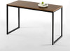 ZINUS JENNIFER 55 INCH WHITE FRAME DESK COMPUTER WORKSTATION OFFICE DESK BROWN