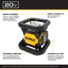 DEWALT 20V MAX* GREEN ROTARY TOUGH LASER - YELLOW/BLACK