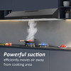 Black Range hood 30 inch 300CFM Under Cabinet Range Hood Ducted Ductless - Black