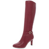 Bandolino Womens Lella Suede Closed Toe Knee High Fashion Boots Red SIZE 10 New