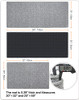 BxzanDya Kitchen Runner Rug Washable Non Skid [2pcs], 2 Sizes, 2 styles New