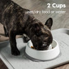 IRIS USA IF-22pc Dog Food Storage Container, Slow Feeder 2pc B0D2PTVDPH - Gray