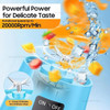 JUICEUP PORTABLE ELECTRIC JUICER,SMOOTHIE BLENDER 380ML USB RECHARGEABLE - BLUE