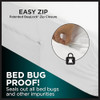 43025040725 PROTECT-A-BED ALLERZIP WATERPROOF MATTRESS ENCASEMENT FULL WHITE