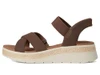 114414 Skechers BOBS Women's BOBS SUN RAY HANDS FREE SLIP-INS Chocolate 10 New
