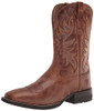 Ariat Mens Brander Western Boot Size 14, Dark Tan New