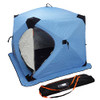 2-in-1 Portable Ice Fishing Shelter VISUTI Double Fabric Water-Repellent