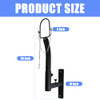 BEAUCOM Livestock Trimming Steel Sheep Goat Stanchion Stand - Black/White