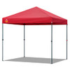 CROWN SHADES Patented 8ft x 8ft Outdoor Pop up Portable Shade B0BKPMHPNF - Red New