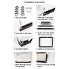 Podronale 18x24 Inch Canvas Frame 0.6"-0.9" Depth Metal Frame - Black, 1PC