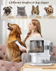 Kidken Dog Grooming Kit & Vacuum 99% Pet Hair Suction 3.3L B0BZL9DHTK - Grey New