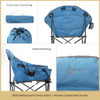 ARROWHEAD OUTDOOR Oversized Heavy-Duty Club Folding Camping Chair New