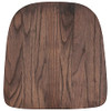 Flash Furniture Wood Replacement Seat Rustic Walnut 4-Pack B07HXP64DB - NEW New