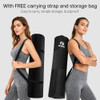 Gruper Thick Yoga Mat Non Slip Large Size 72" L x 32" W x 0.6" TH - Black